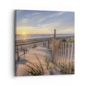 Schilderen op canvas - Glans en schaduw van de wind - 30x30 cm