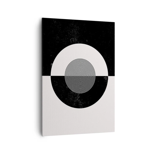 Schilderen op canvas - Harmonie in zwart-wit - 70x100 cm