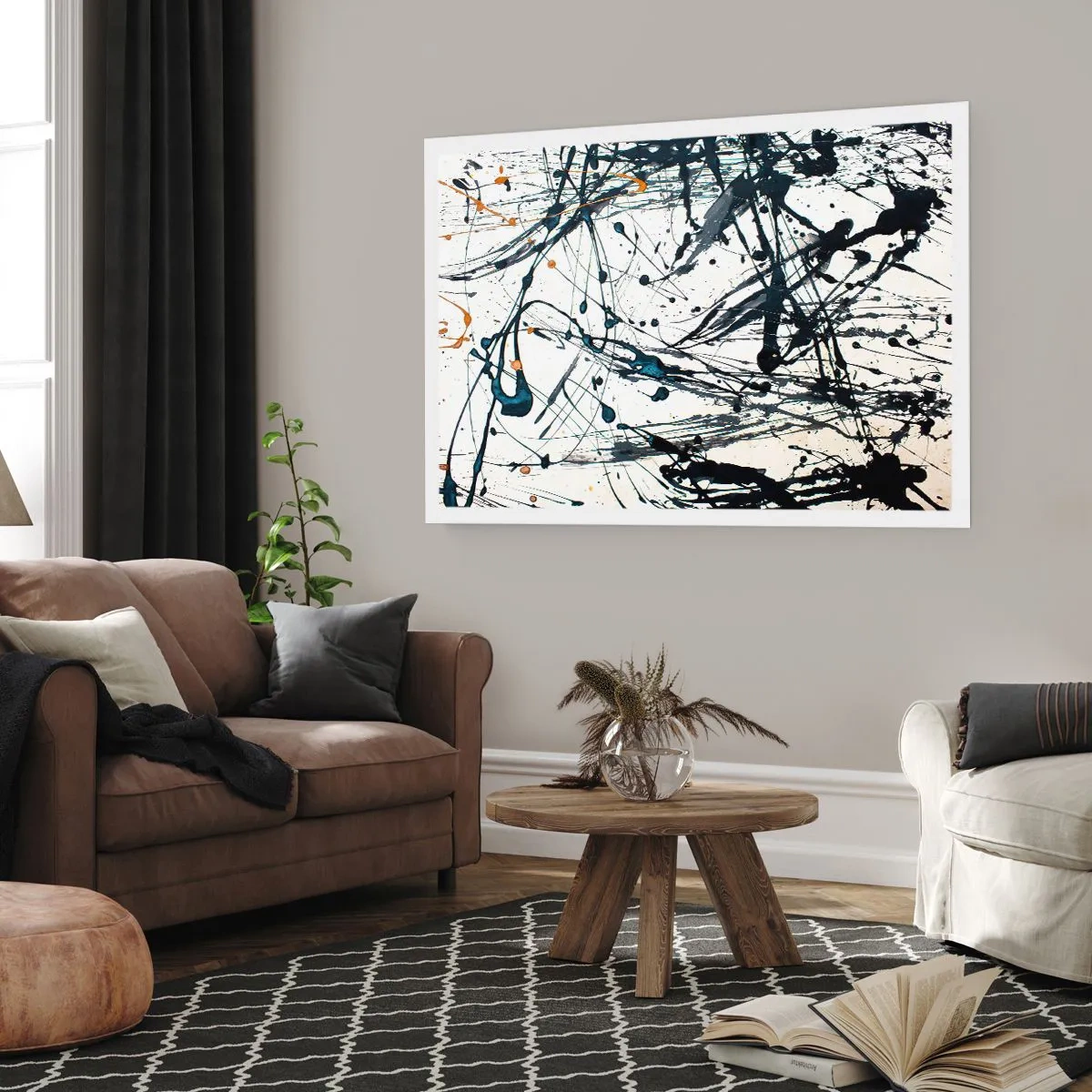 Poster - Expressionistische abstractie - 40x30 cm