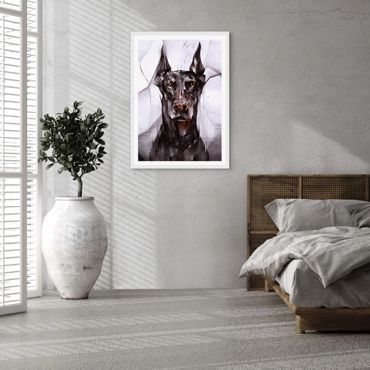 Poster in een witte lijst - Hooggeboren - 70x100 cm