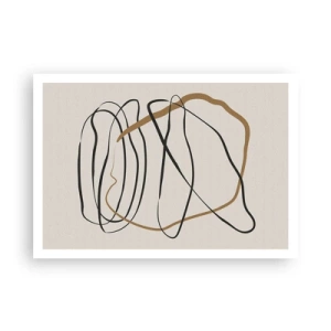 Poster - Compositie – loopdans - 100x70 cm