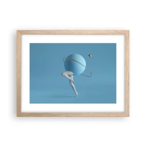 Een poster in een licht eiken lijst - En de planeten zijn gek geworden - 40x30 cm