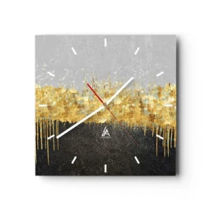 Wandklok - Klok - Naar binnen en naar boven - 40x40 cm