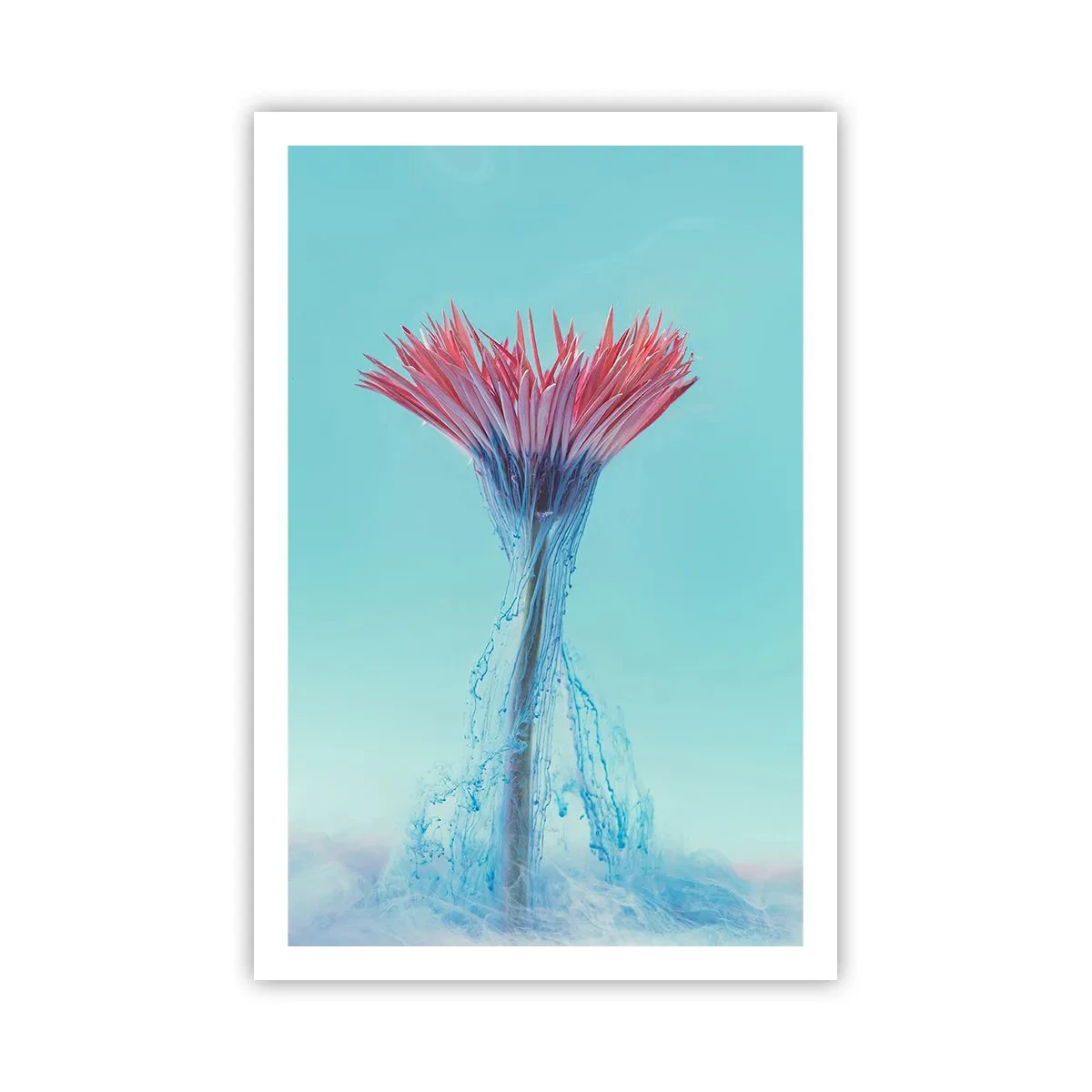 Poster - In een verkwikkende omhelzing - 61x91 cm