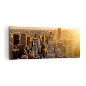 Schilderen op canvas - Groeien in de zon - 120x50 cm