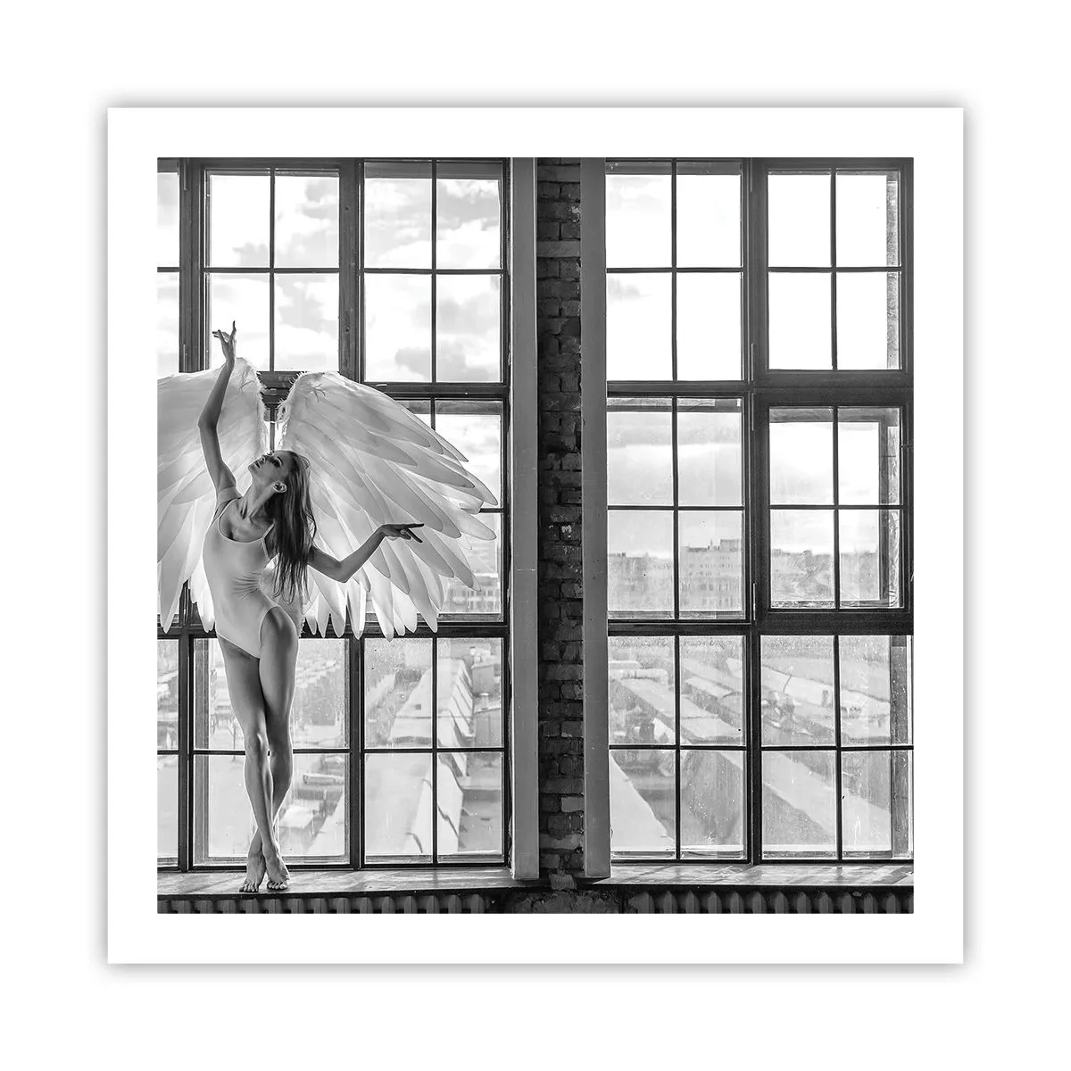 Poster - Stad der Engelen? - 60x60 cm