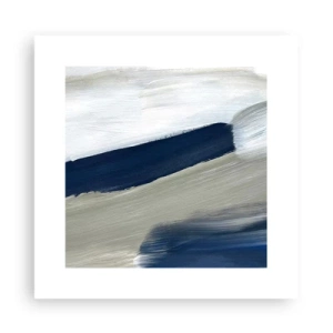 Poster - Ontmoeting met witheid - 30x30 cm