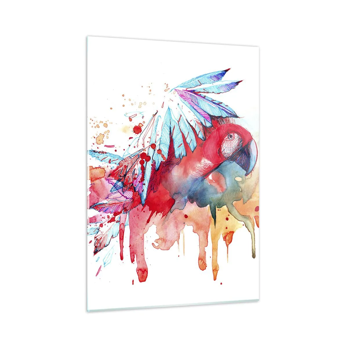 Schilderen op glas - . - 50x70 cm