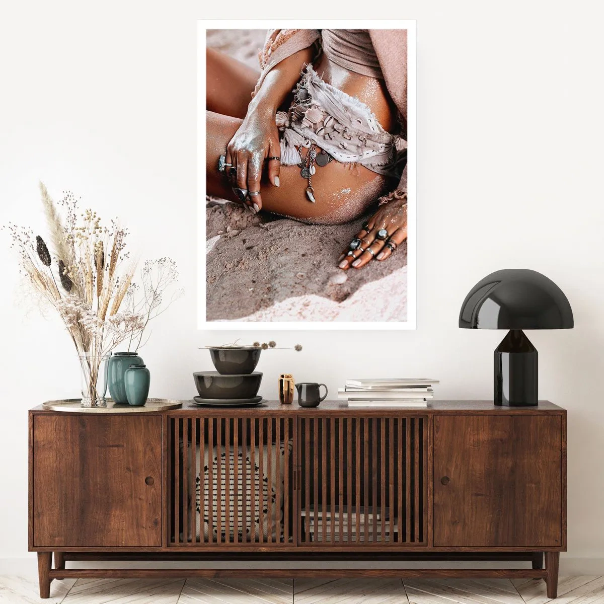 Poster - Door de golven gegooid? - 50x70 cm