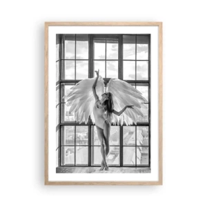 Een poster in een licht eiken lijst - Stad der Engelen? - 50x70 cm