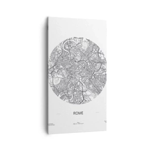 Schilderen op canvas - Anatomie van Rome - 45x80 cm