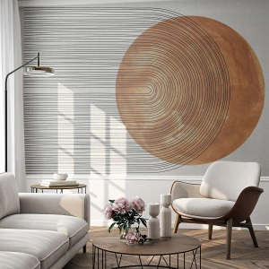 Zelfklevend Fotobehang Deluxe Sticker - Zonnige compositie - Boho, Zon, Minimalisme - 250x175 cm