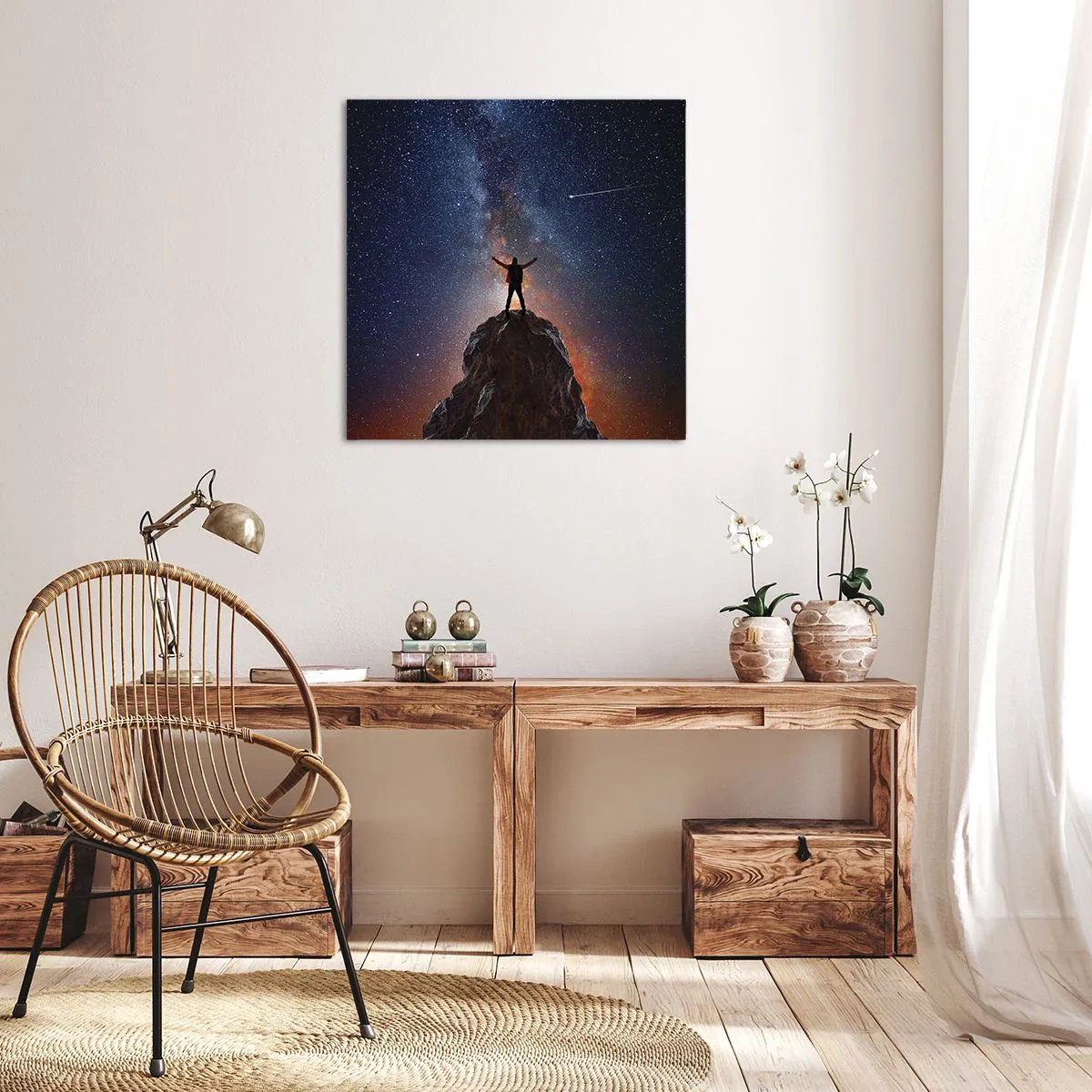 Schilderen op canvas - De Kracht is bij mij! - 60x60 cm