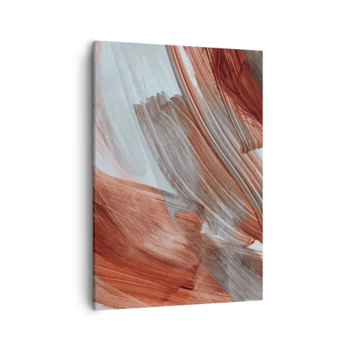 Schilderen op canvas - Herfst en winderige abstractie - 50x70 cm