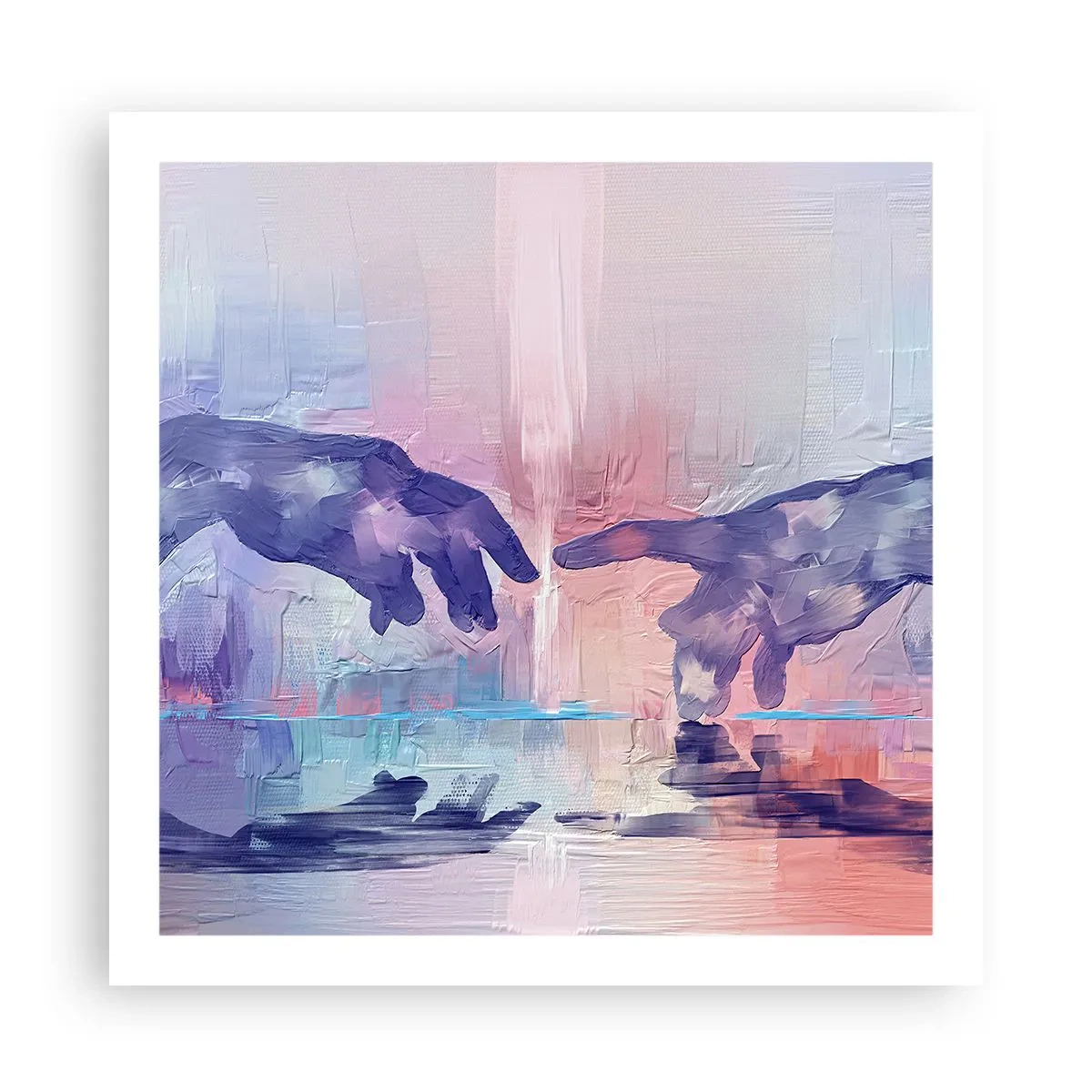 Poster - Goddelijke levensvonk - 60x60 cm