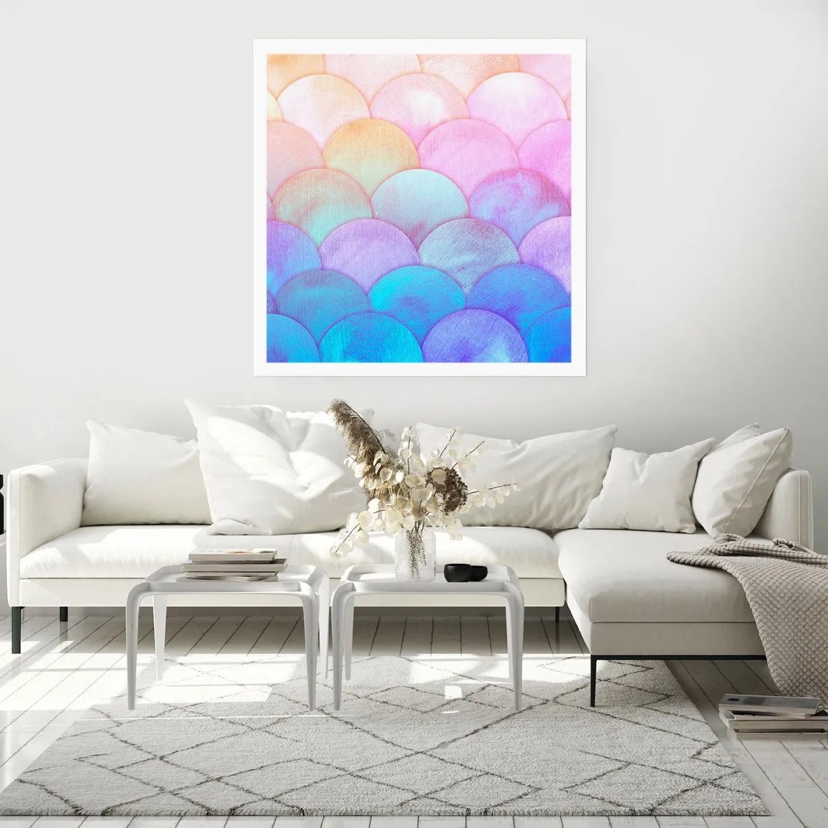 Poster - Parel schaal - 30x30 cm