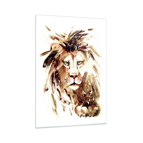 Schilderen op glas - Kracht en waardigheid - 50x70 cm