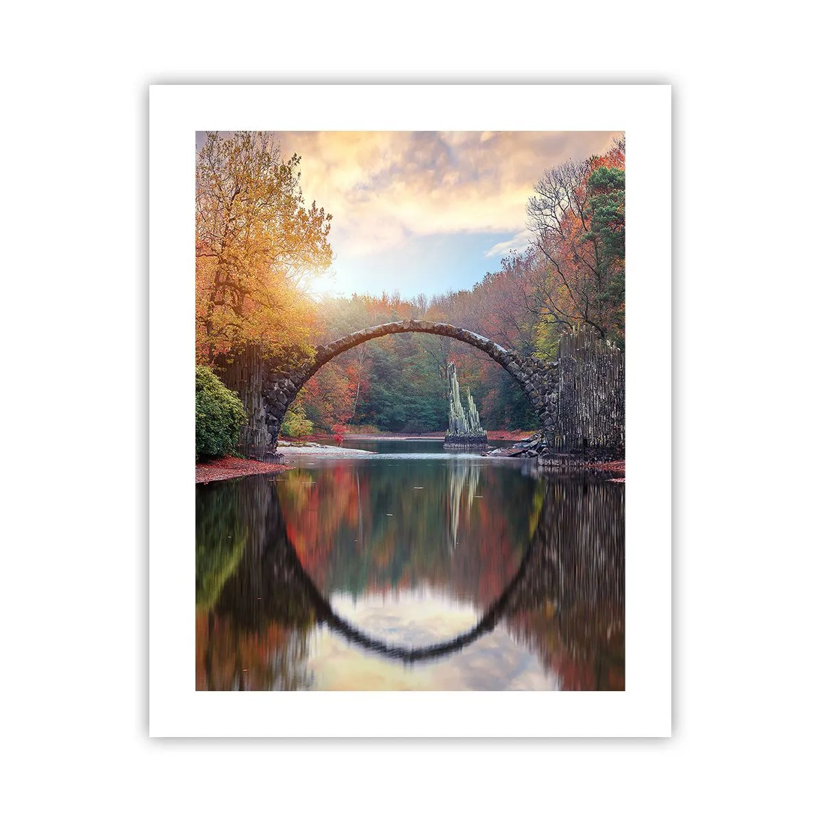 Poster - Aan de andere kant van de spiegel - 40x50 cm