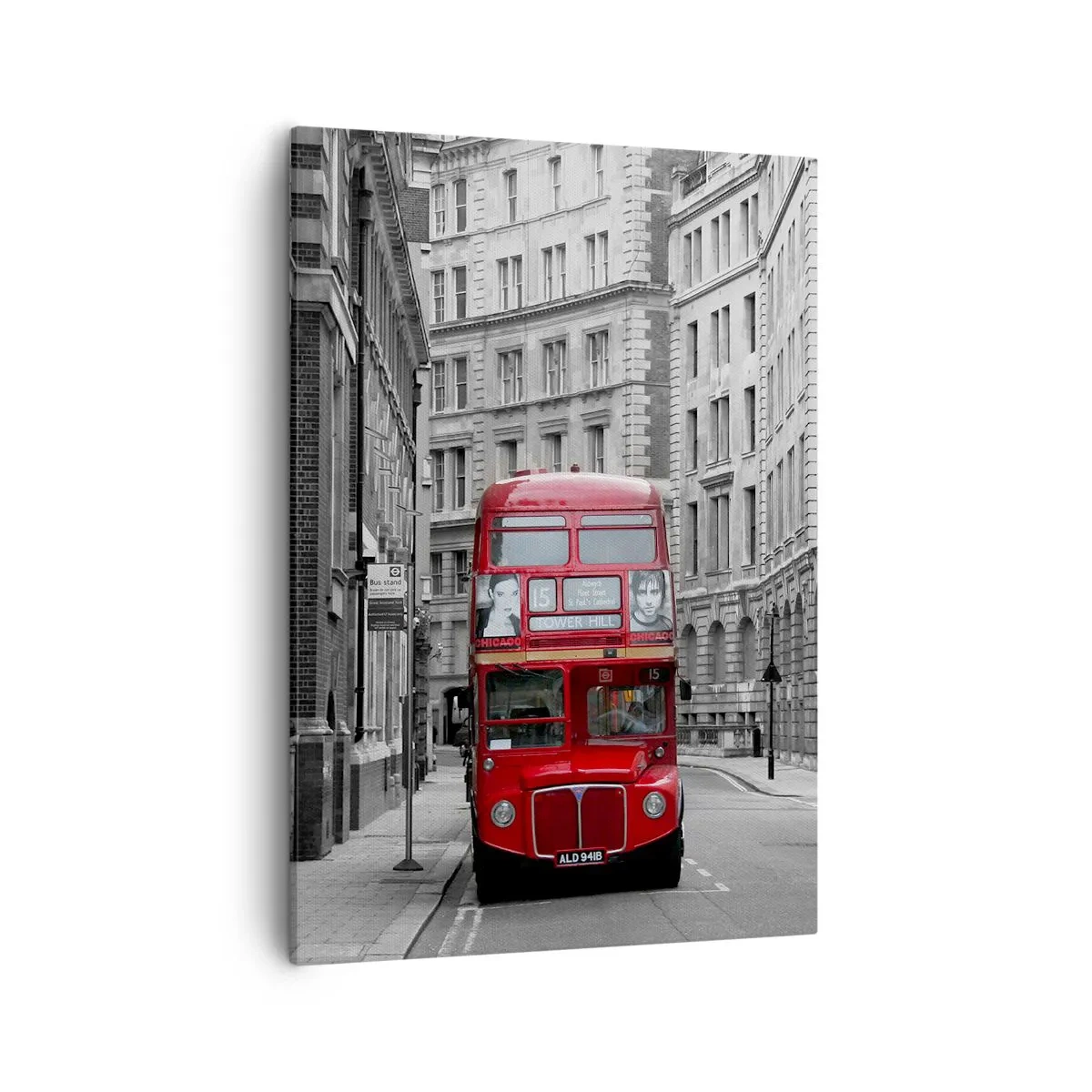 Schilderen op canvas - Het dagelijkse leven hoeft niet grijs te zijn - 50x70 cm