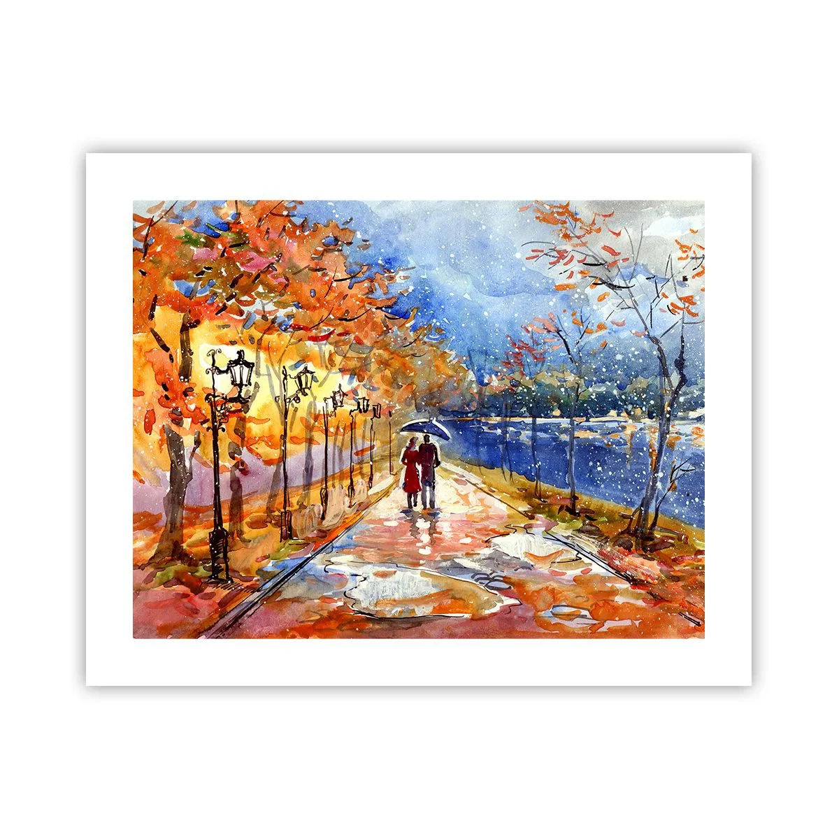 Poster - Samen tot de grens van de tijd - 50x40 cm