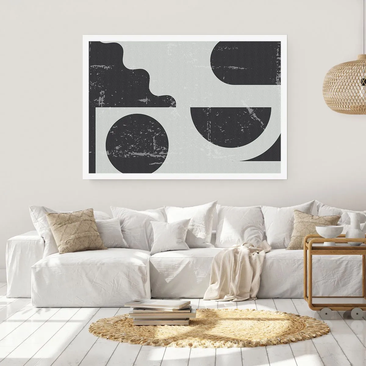 Poster - Compositie boven en onder - 100x70 cm