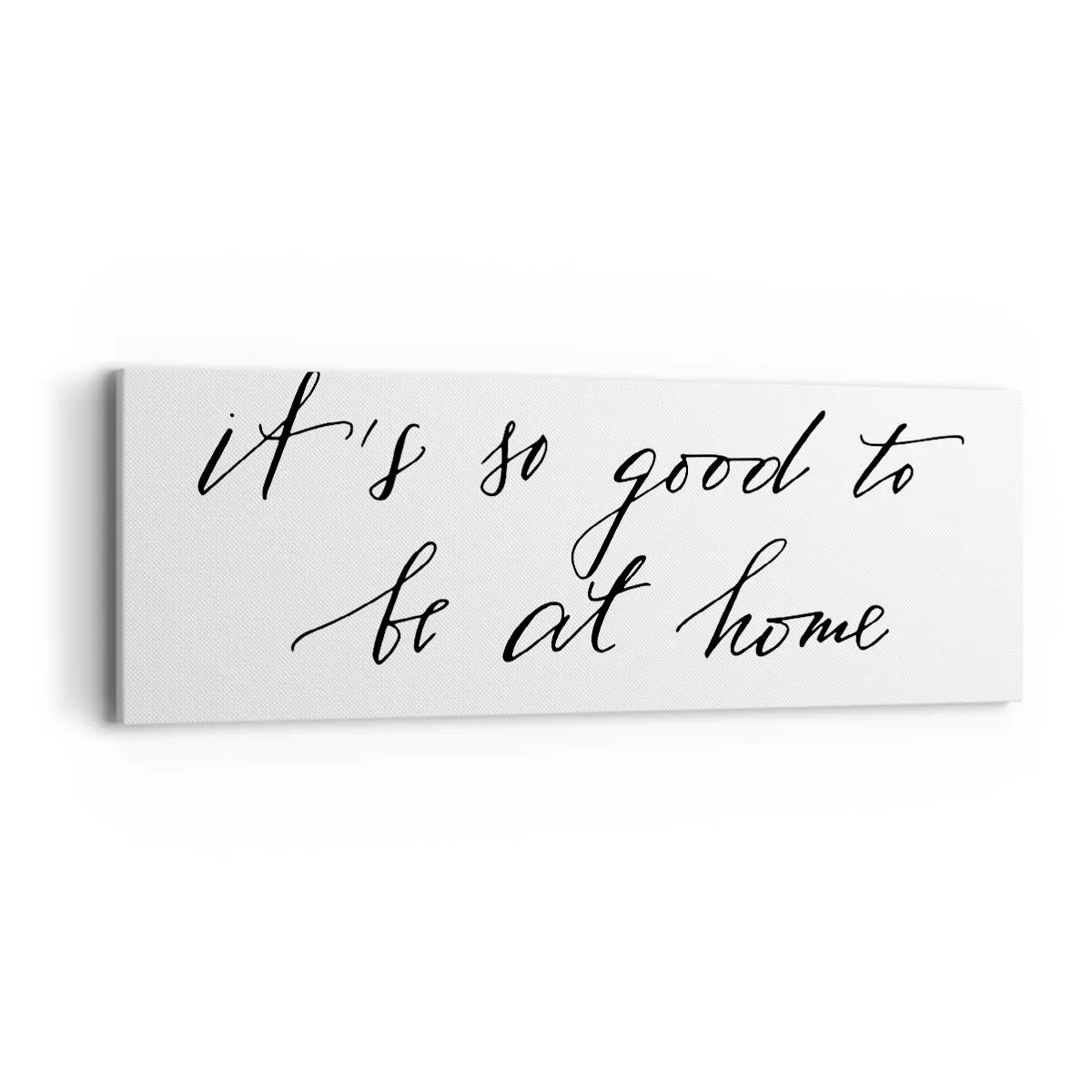 Schilderen op canvas - De hele waarheid - 90x30 cm