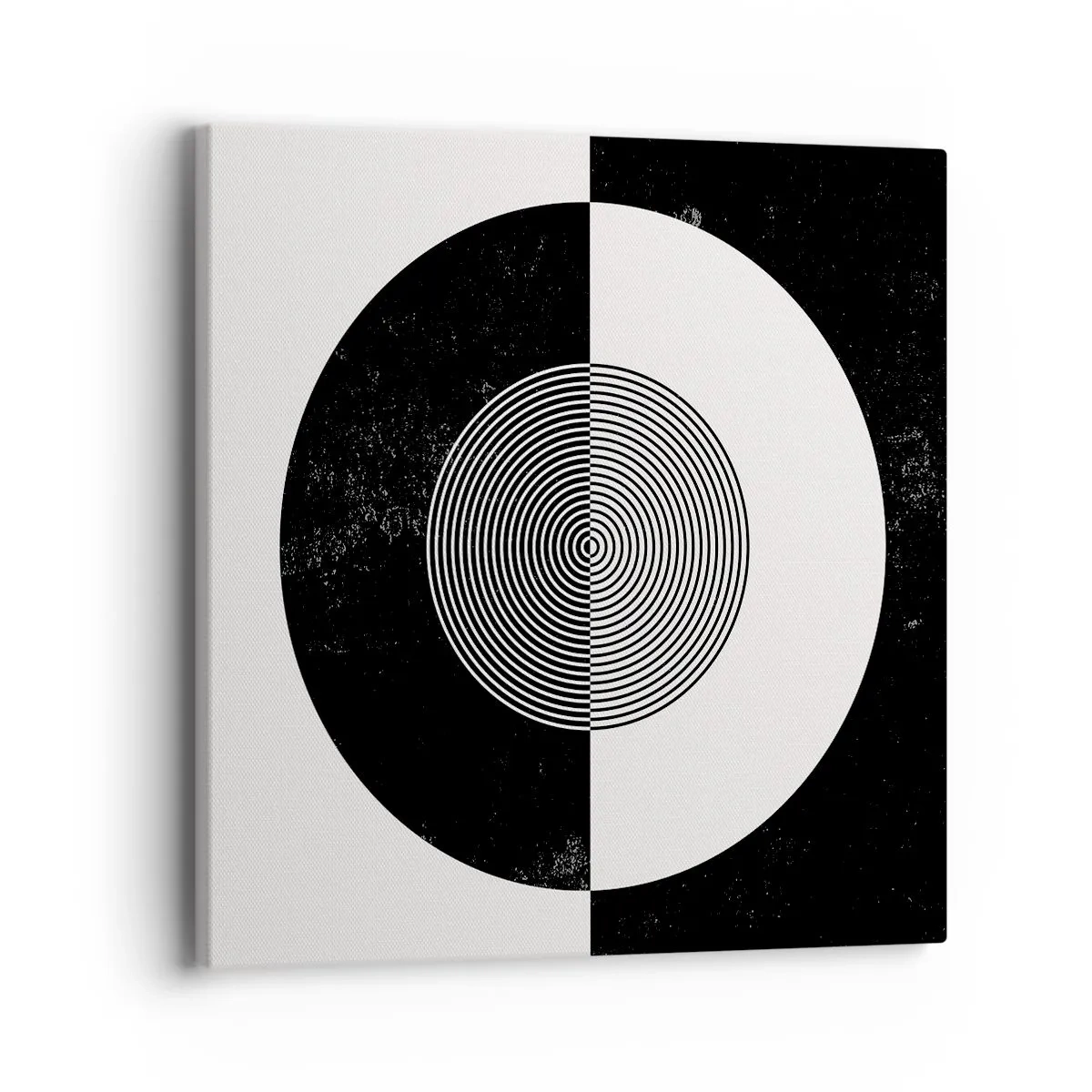 Schilderen op canvas - Harmonie in zwart-wit - 40x40 cm