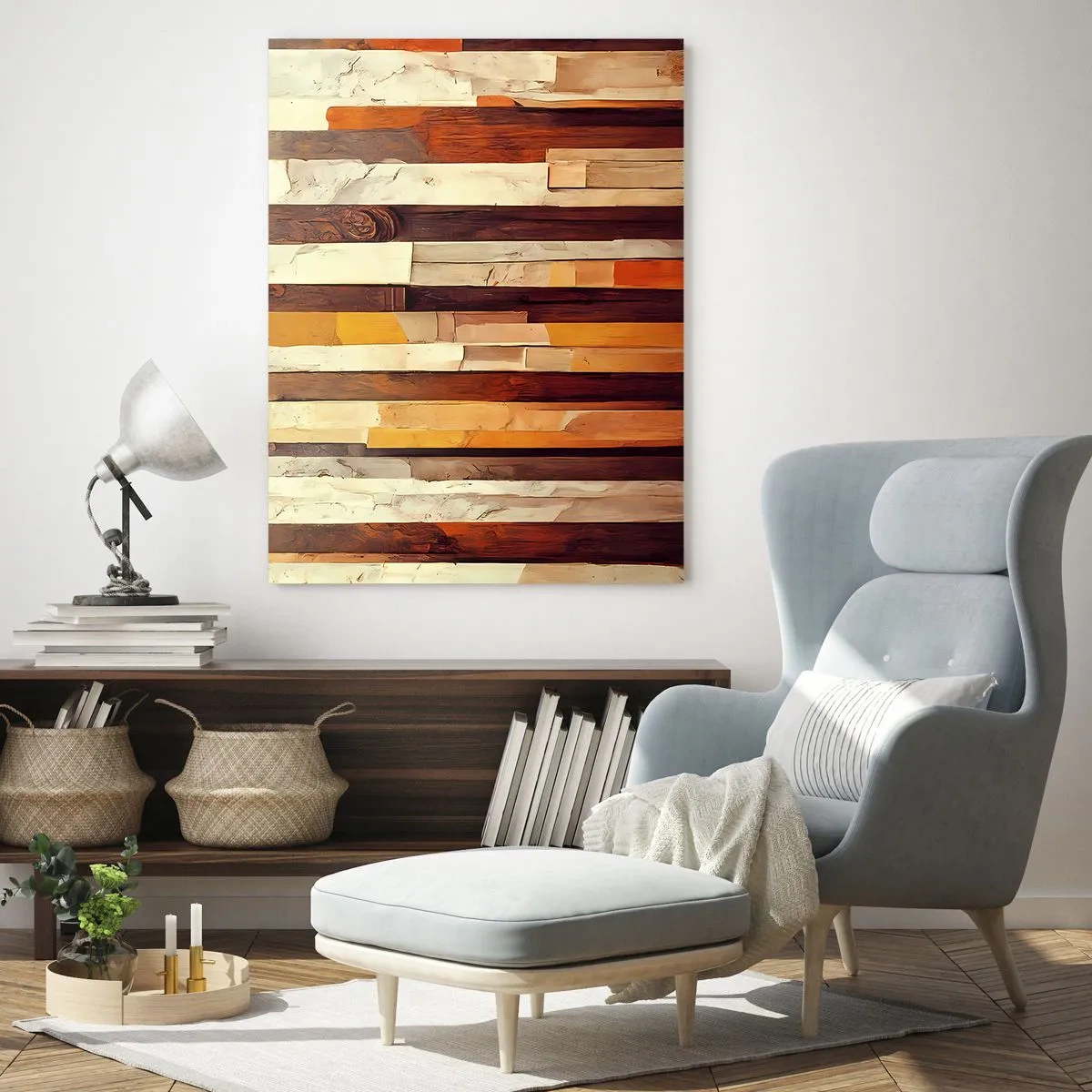 Schilderen op glas - Anthem van de bosbomen - 70x100 cm