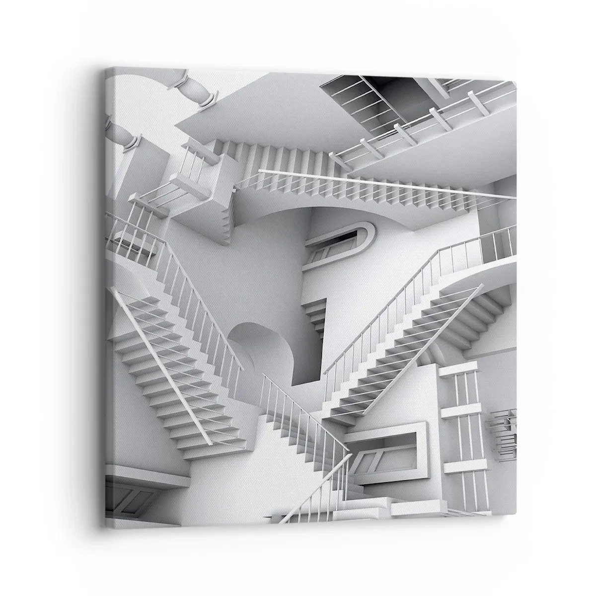 Schilderen op canvas - De paradoxen van de ruimte - 30x30 cm