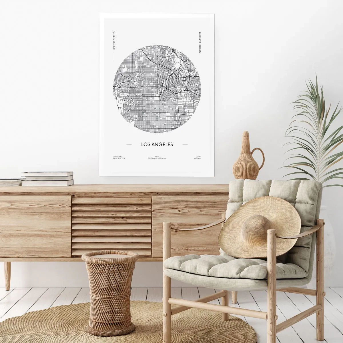 Poster - Anatomie van Los Angeles - 70x100 cm