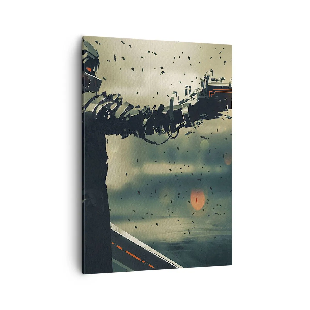 Schilderen op canvas - Dodelijke wapens - Je eigen Terminator - 50x70 cm