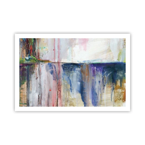 Poster - Kleurrijke impressies en associaties - 91x61 cm