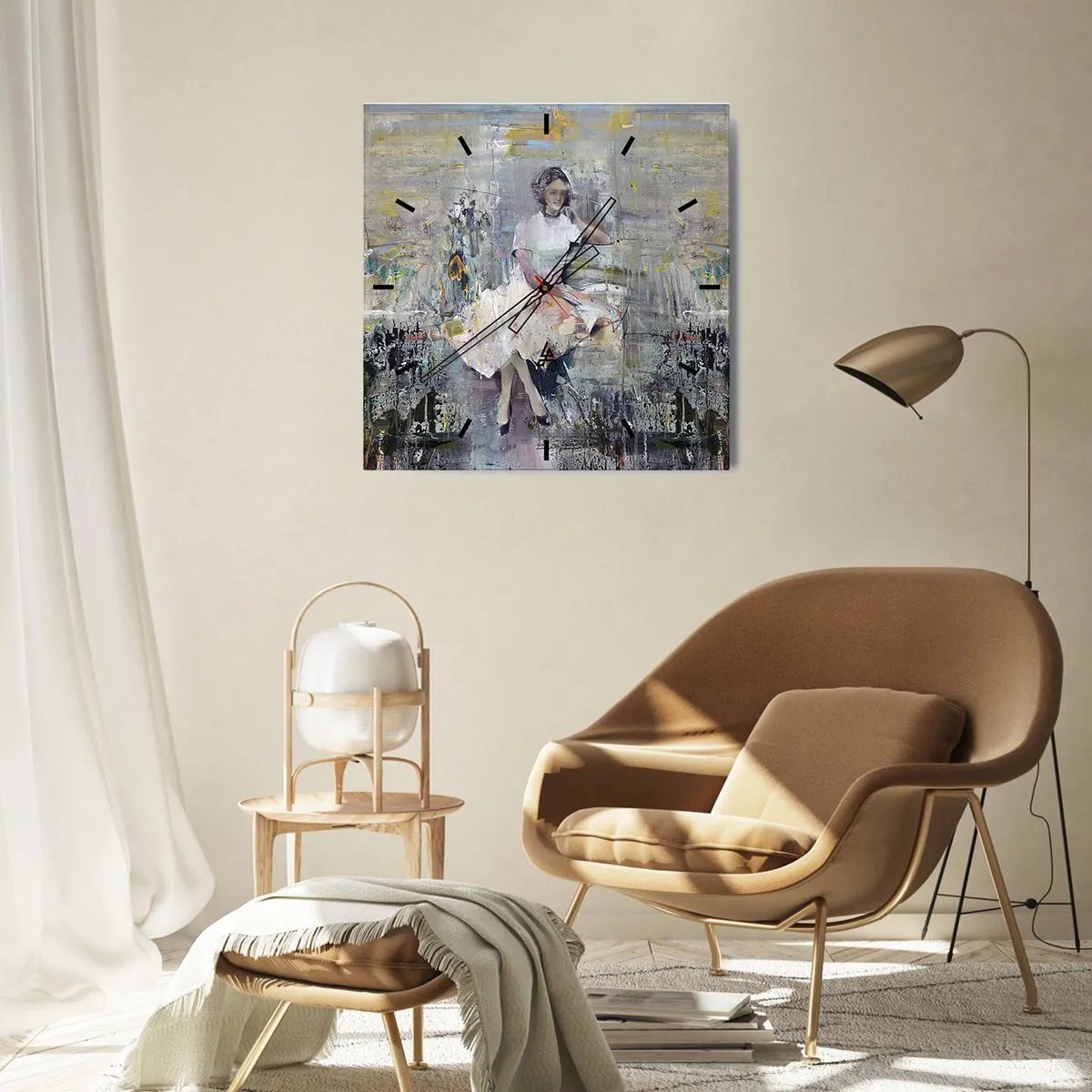 Wandklok - Klok - Klassiek en modern - 40x40 cm