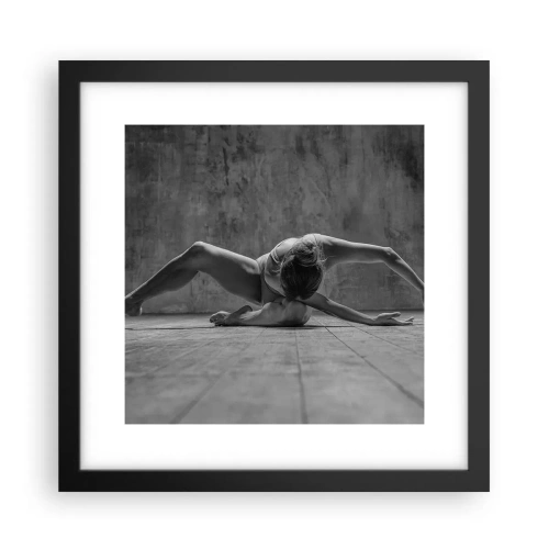 Poster in een zwarte lijst - Symmetrie gevonden - 30x30 cm