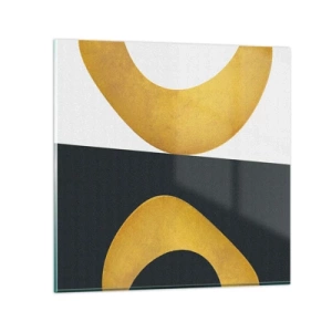 Schilderen op glas - Ten eerste: goud - 50x50 cm