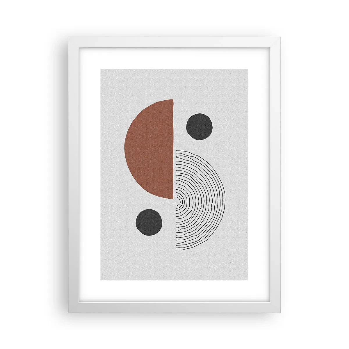 Poster in een witte lijst - Perfectie van het wiel - 30x40 cm