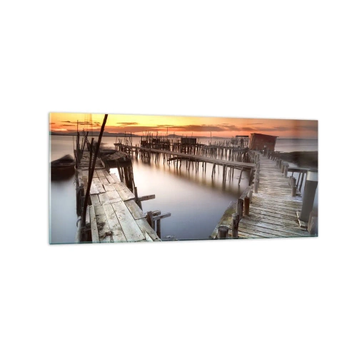 Schilderen op glas - Authentiek, geen toeristendummy? - 120x50 cm