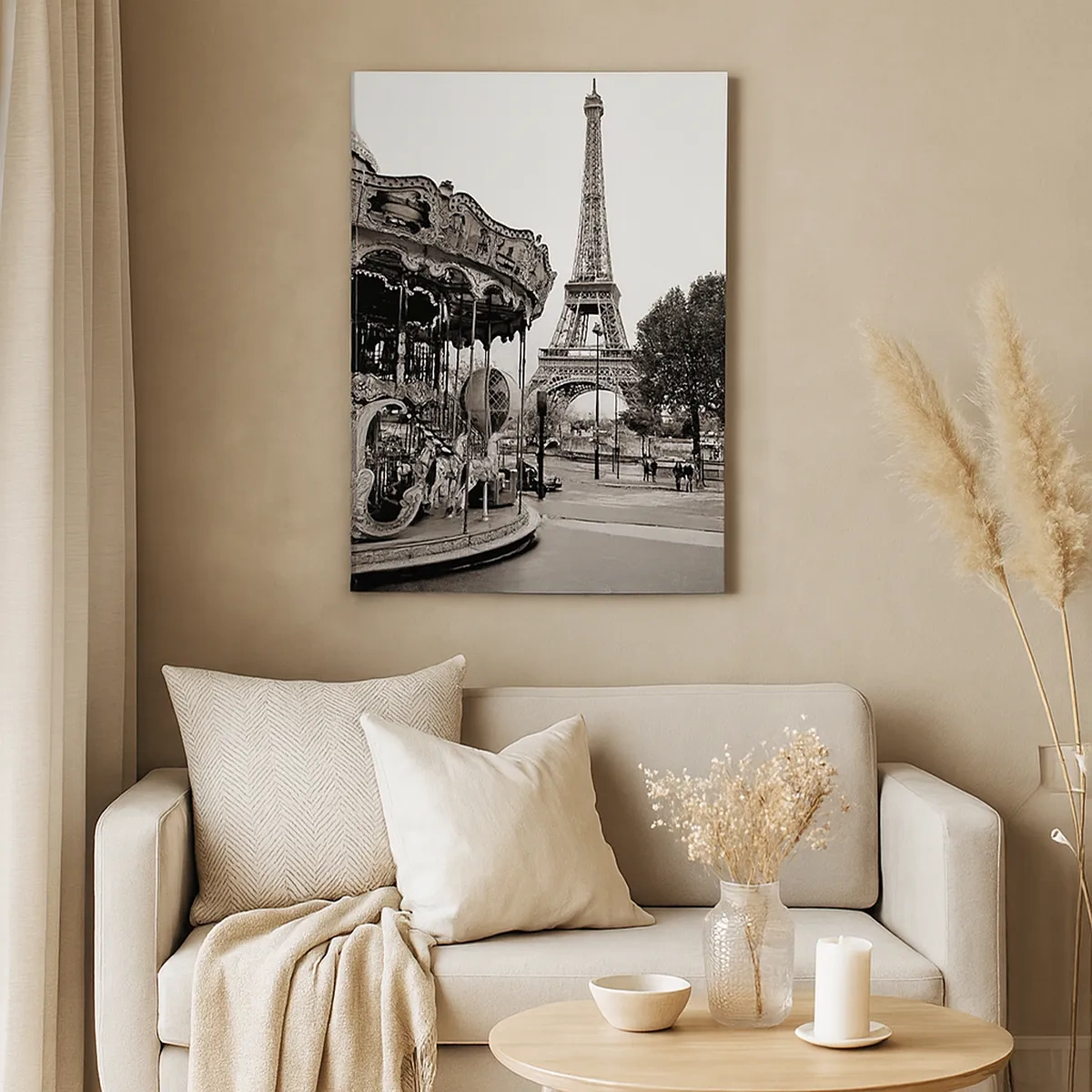 Schilderen op canvas - Zo leuk, het is alleen in Parijs - 50x70 cm