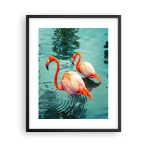 Poster in een zwarte lijst - We zijn nu in de mode - 40x50 cm