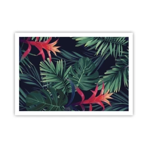 Poster - Ontsteken in het groen - 100x70 cm