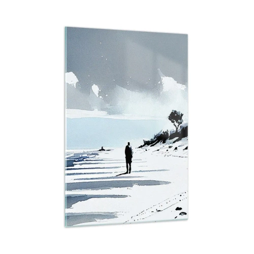 Schilderen op glas - Alleen - 70x100 cm