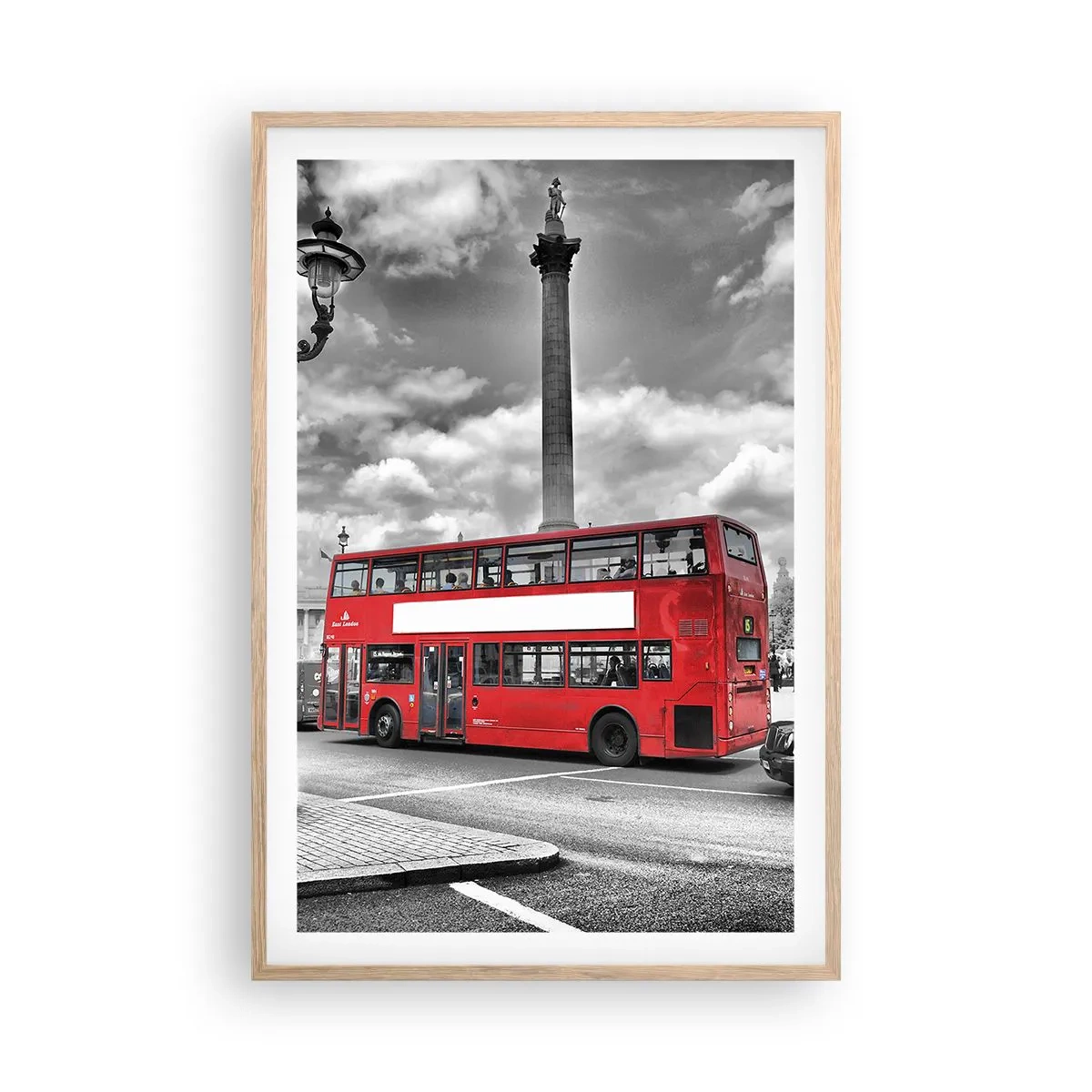 Een poster in een licht eiken lijst - De echte bloedbaan van de stad - 61x91 cm