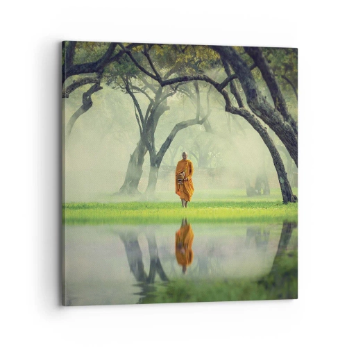 Schilderen op canvas - Op weg naar verlichting - 70x70 cm