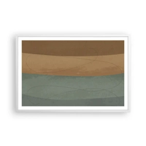 Poster in een witte lijst - Horizontale compositie - 91x61 cm