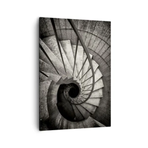 Schilderen op canvas - De trap op, de trap af - 50x70 cm