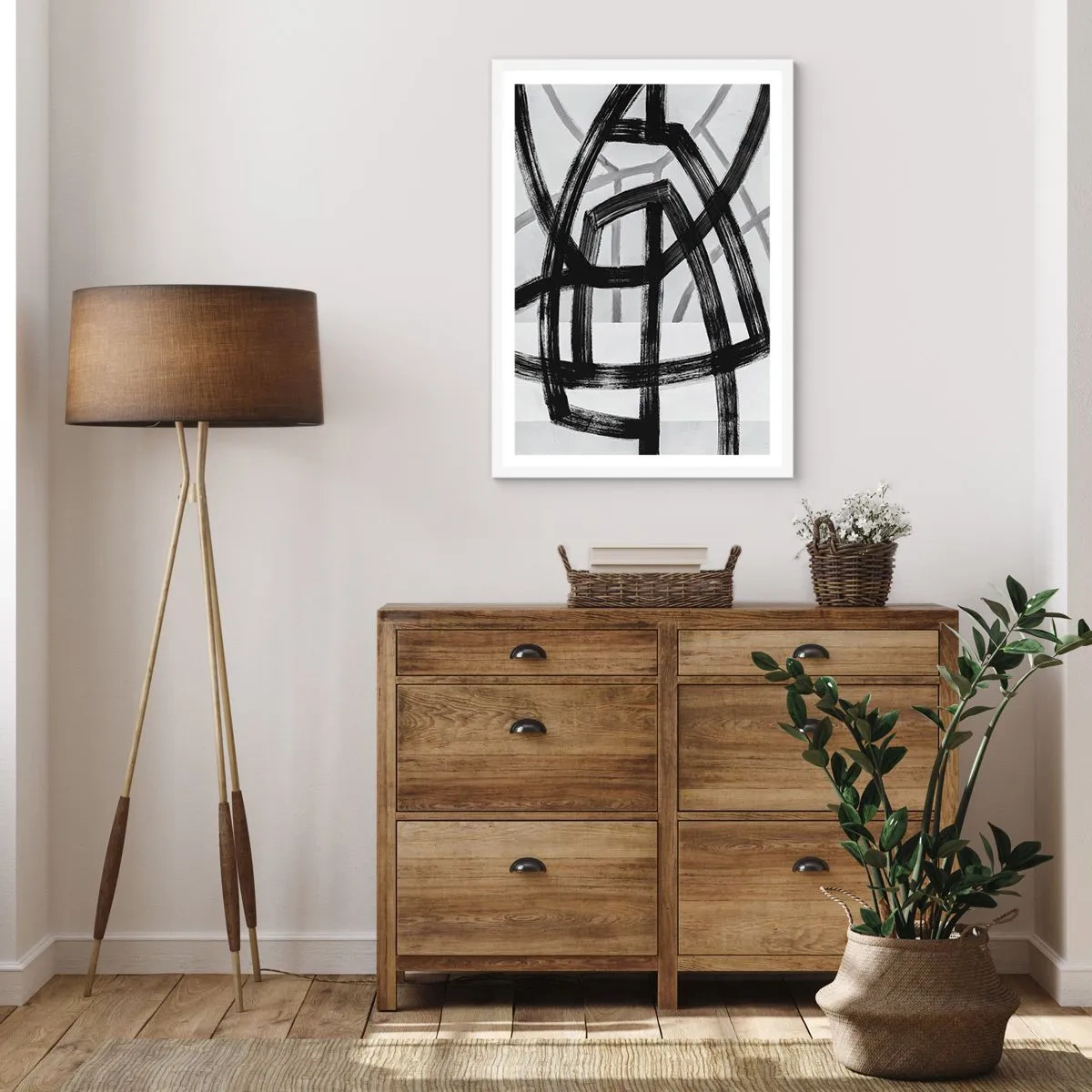 Poster in een witte lijst - Diepte opbouwen - 30x40 cm