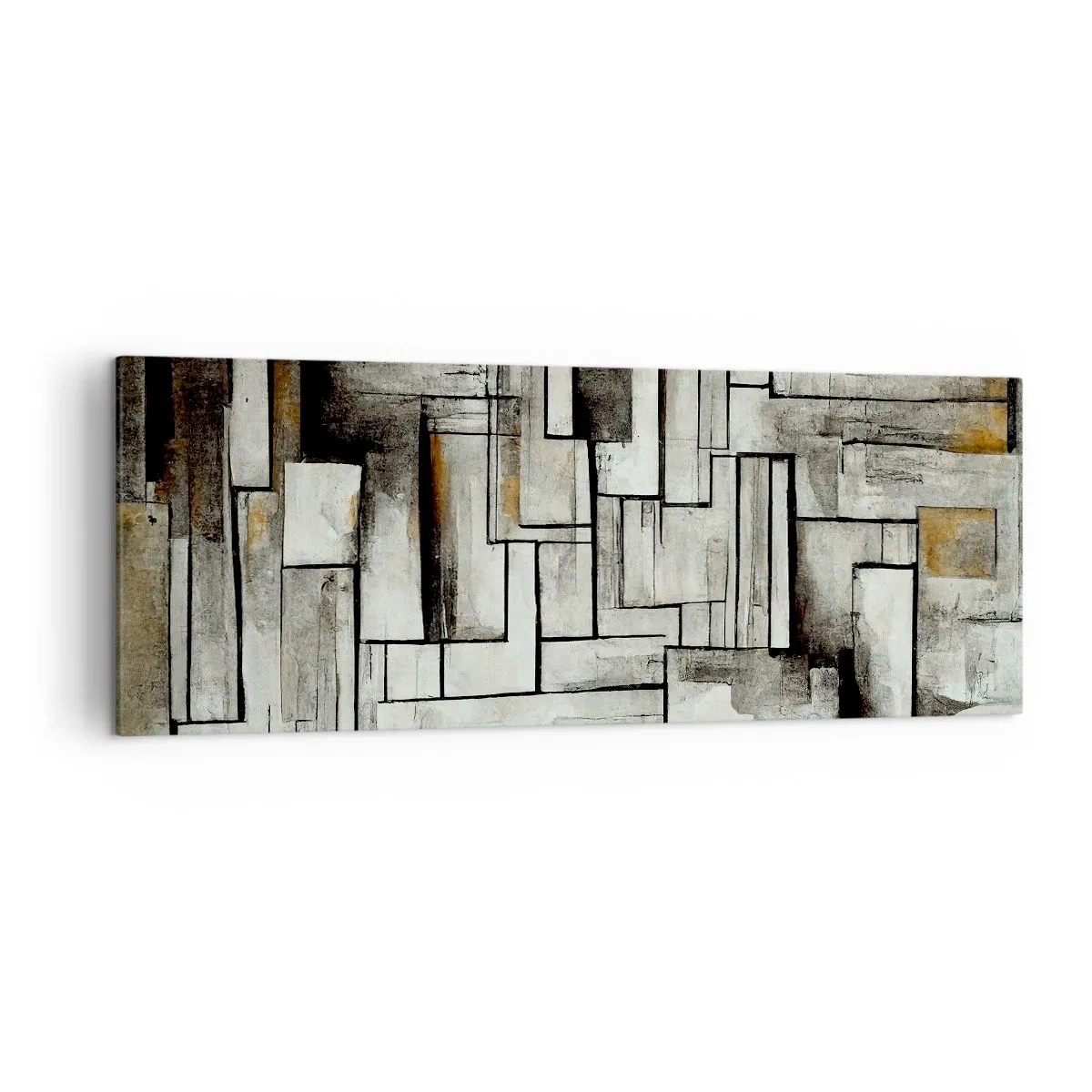 Schilderen op canvas - De kracht van eenvoud - 140x50 cm