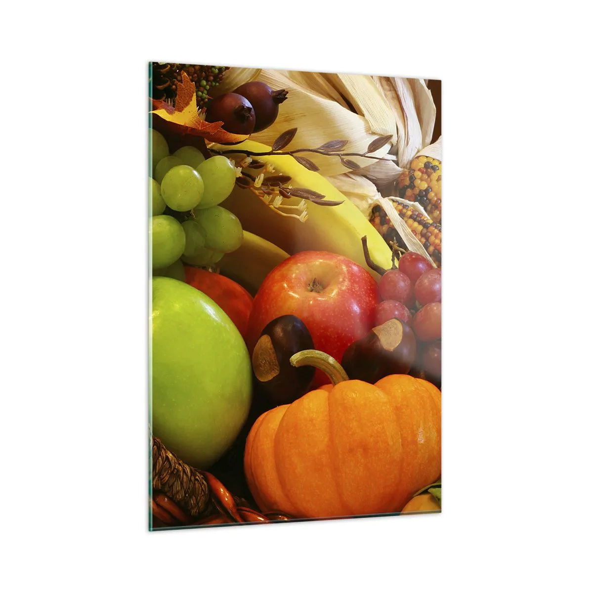 Schilderen op glas - Oogstmand - 50x70 cm