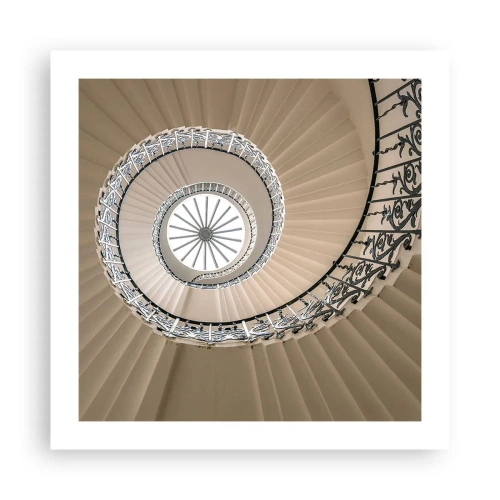 Poster - Binnenin de schaal - 50x50 cm