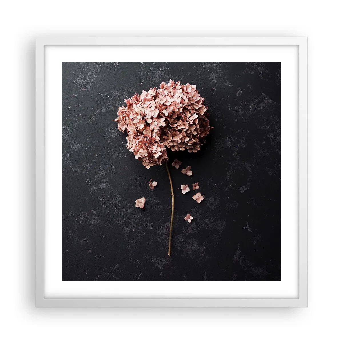 Poster in een witte lijst - Een echt romantisch teken - 50x50 cm